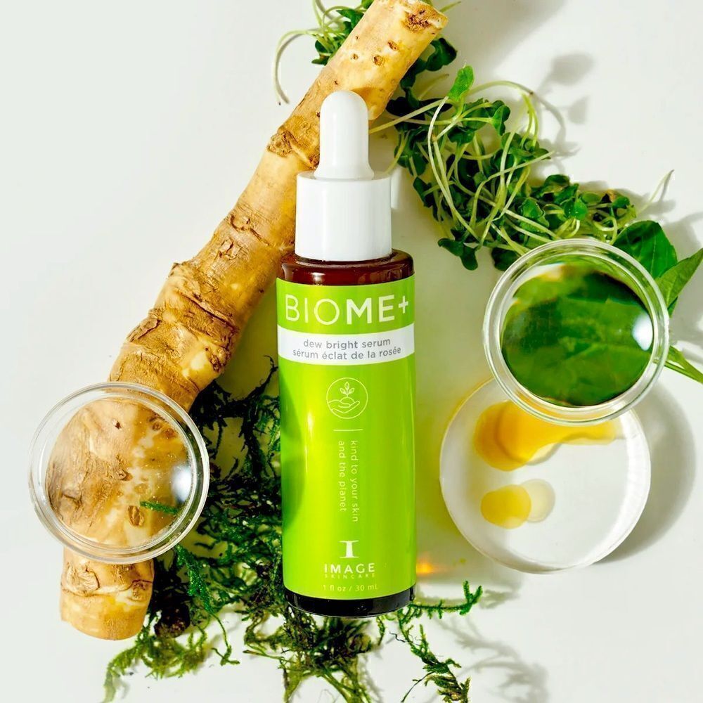 Image BIOME+ dew bright serum oil-based serum, hydrating and fortifying NIB